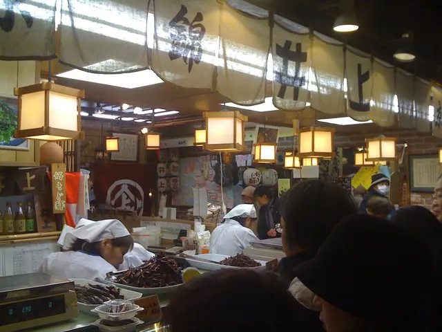 Shopping trip guaranteed during midday pause: assurance for excursion to grocery store during lunch...