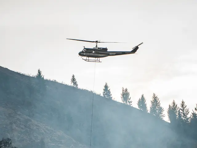 Rescue Operation: Helicopter Evacuation of a Heatstroke Victim in Villanueva del Río, Palencia