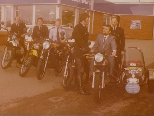 A biker collides with a construction container on private business grounds, sustaining severe...